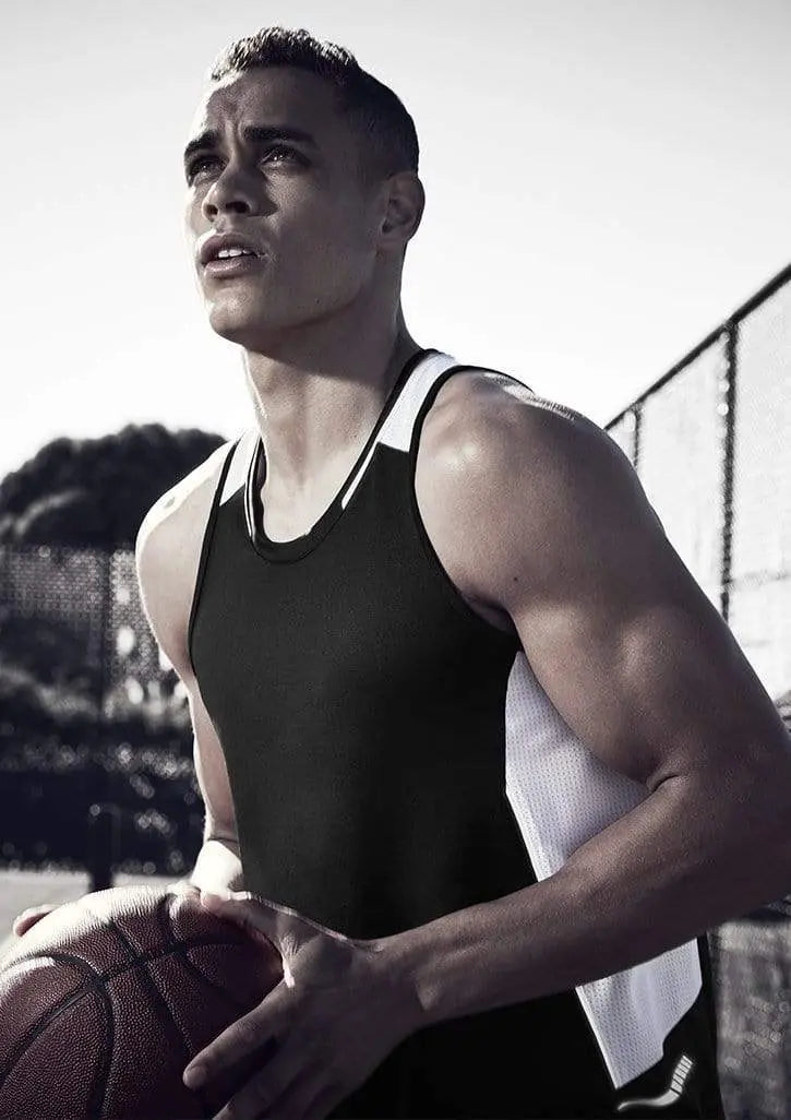 Biz Collection Renegade Mens Singlet SG702M Metro Workwear.